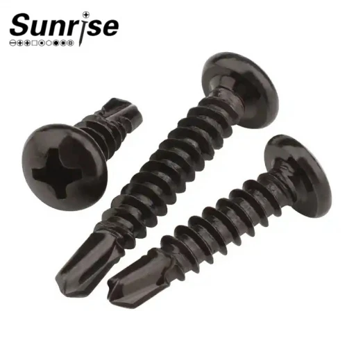 Hardware Black Oxide Phillips Drive Pan Head Drilling Screws 2