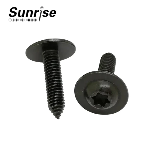 Pan head hexalobular torx socket machine tapping automotive screw with washer 1