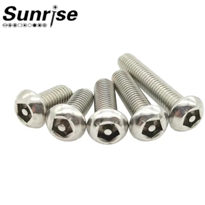SS304/316 Varkaudenesto Turvallisuus Pentagon Penta Drive Pan Button Pääruuvi