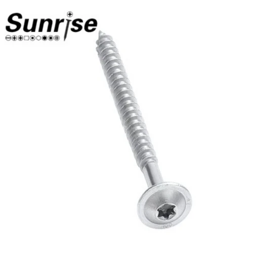 Torx -pyöreä lastulevyn rakennuspuuruuvi